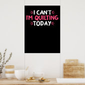 Ik kan vandaag geen cadeautjes geven poster (Keuken)