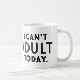 Ik kan vandaag geen koffie-Mok aanmaken Koffiemok