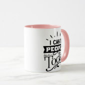 Ik kan vandaag geen mensen mok (Voorkant rechts)