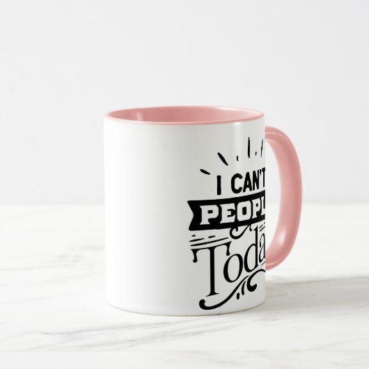 Ik kan vandaag geen mensen mok (Voorkant rechts)