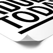 Ik kan vandaag niet volwassen worden poster (Hoek)