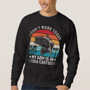 Ik kan vandaag niet werken Mijn arm zit in een cas Trui