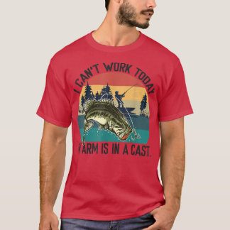 Ik kan vandaag niet werken, mijn arm zit in het gi t-shirt