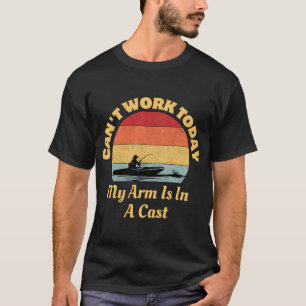 Ik kan vandaag niet werken, mijn arm zit in het gi t-shirt