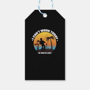 Ik Kan Vandaag Niet Werken Mijn Arm Zit In Het Gip Cadeaulabel