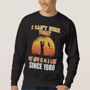 Ik kan vandaag niet werken, mijn arm zit sinds 198 trui
