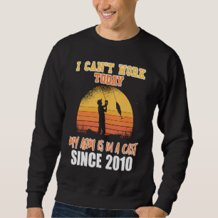 Ik kan vandaag niet werken, mijn arm zit sinds 201 trui