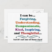 Ik kan Vergeven zijn Briefkaart (Voorkant / Achterkant)