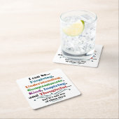 Ik kan Vergeven zijn Kartonnen Onderzetters (Insitu)