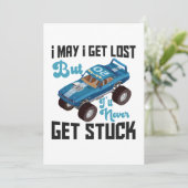 Ik kan verloren gaan, maar ik krijg nooit geld. bedankkaart (Staand voorkant)