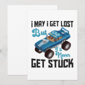 Ik kan verloren gaan, maar ik krijg nooit geld. bedankkaart (Voorkant / Achterkant)