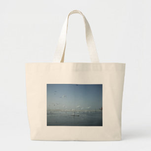 Ik kan vliegen grote tote bag