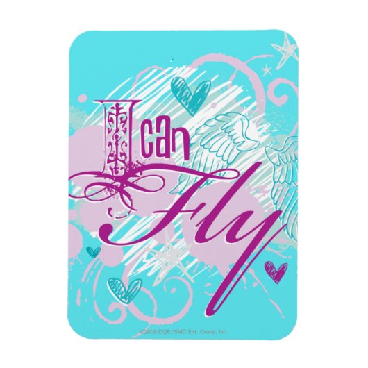 Ik kan vliegen magneet (Verticaal)