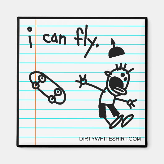 Ik kan vliegen. magneet (Voorkant)