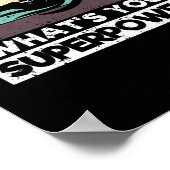 Ik kan vliegen wat je supermacht is... poster (Hoek)