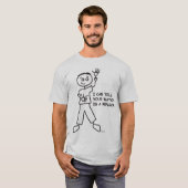 Ik kan zeggen dat je horloge een replica is. T-shi T-shirt (Voorkant volledig)