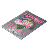 Ik kan zelf bloemen Notitieboek kopen (Linkerzijde)