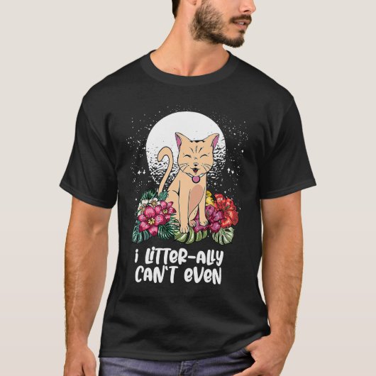 Ik kan zelfs katten met Humor Cat Kitten kattemoed T-shirt (Voorkant)