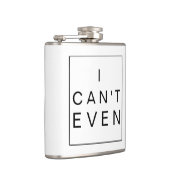 Ik kan zelfs niet | Fles met vermelding Heupfles (Rechts)