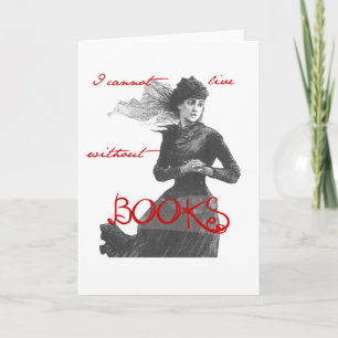 Ik kan zonder Boeken leven niet Kaart
