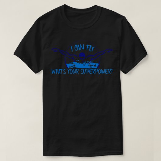 Ik kan zwemmen t-shirt (Design voorkant)