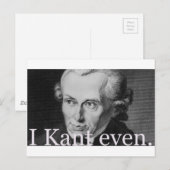 Ik Kant zelfs Briefkaart (Voorkant / Achterkant)