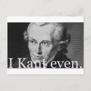 Ik Kant zelfs Briefkaart