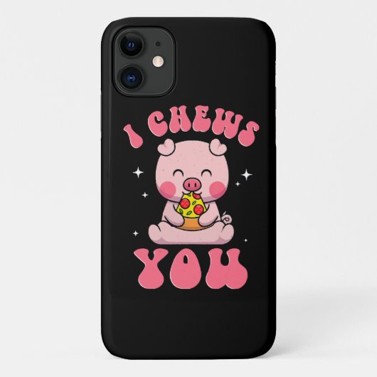 Ik Kauw Je Pizza Case-Mate iPhone Case (Achterkant)