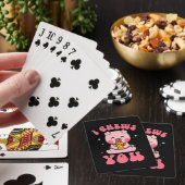 Ik kauw je pizza pokerkaarten (Insitu)