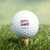 'Ik kauw op jou' Bubble Gum Grappig Romantisch Won Golfballen (Insitu Shirt)