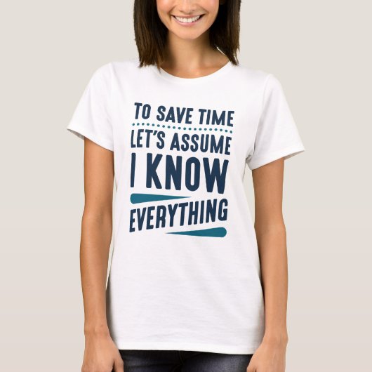 Ik ken alles T-shirt (Voorkant)