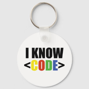 Ik Ken CODE Funny programmeur Coder Ontwikkelaar Sleutelhanger