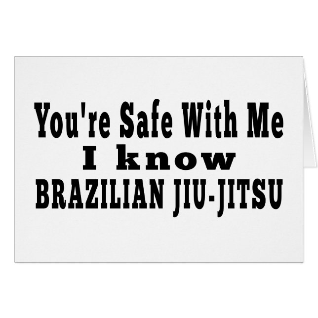 Ik ken de Braziliaanse Jiu jitsu (Voorkant Horizontaal)