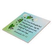 Ik ken de gedachten die ik denk bijbelversie tegeltje (Zijkant)