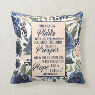 Ik ken de plannen die ik voor jou heb... kussen