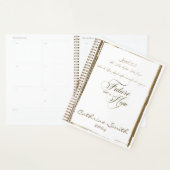 Ik ken de plannen goud gepersonaliseerd planner (Display)