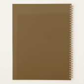 Ik ken de plannen goud gepersonaliseerd planner (Achterkant)