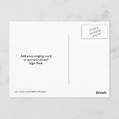 Ik ken de plannen voor jou briefkaart (Achterkant)