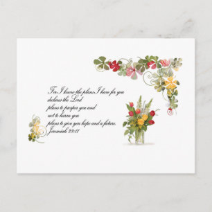 Ik ken de plannen voor jou briefkaart