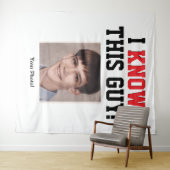 Ik Ken Deze Kerel Diploma Banner Wandkleed (In Situ (horizontaal))