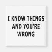 Ik ken dingen magneet (Voorkant)