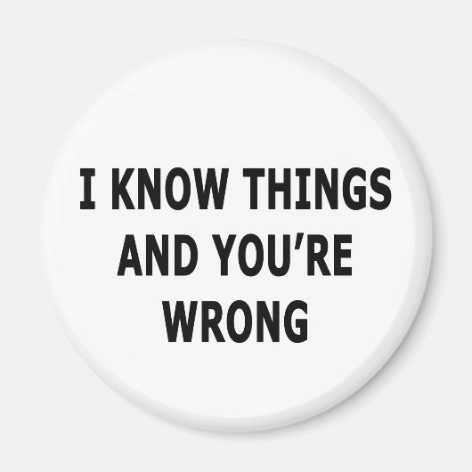 Ik ken dingen magneet (Voorkant)