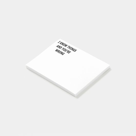 Ik ken dingen post-it® notes (Schuin)