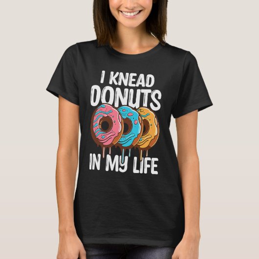 Ik ken donuts in mijn leven t-shirt (Voorkant)