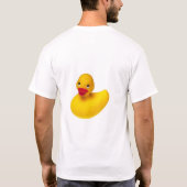 Ik ken een man die baden neemt t-shirt (Achterkant)