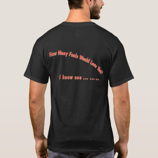 Ik ken één T-shirt (Achterkant)