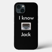 Ik ken Ethernet-netwerkaansluiting Case-Mate iPhone Case (Achterkant)