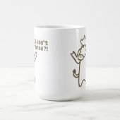 Ik ken geen Cartoon Cow Mok (Center)