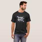 Ik ken geen Koreaans hangul Koreaans Schattige gra T-shirt (Voorkant volledig)