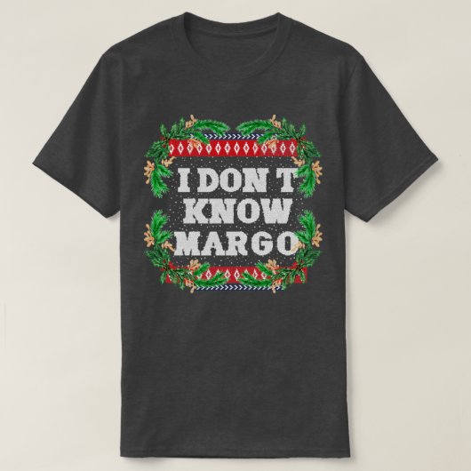 Ik ken geen margo1 t-shirt (Design voorkant)